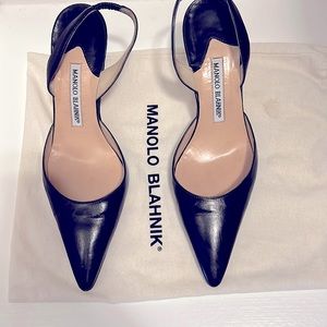 Manola Blahnik shoes. Purchased at Neiman Marcus.  Shoes are 38.5